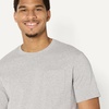 Amazon Essentials Men’s Relaxed-Fit Heavyweight Cotton Pocket T-Shirt(Medium Grey Heather)
