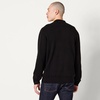 Amazon Essentials Men’s Relaxed-Fit Knit Polo Sweater(Black)