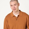 Amazon Essentials Men’s Relaxed-Fit Knit Polo Sweater(Caramel)