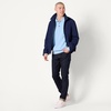Amazon Essentials Men’s Relaxed-Fit Knit Polo Sweater(Powder Blue)