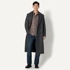 Amazon Essentials Men’s Relaxed-Fit Long-Sleeve Flannel Shirt with Button Front Closure, Spread Collar, Chest Pocket(Dark Khaki Blue Houndstooth Plaid)