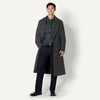 Amazon Essentials Men’s Relaxed-Fit Long-Sleeve Flannel Shirt with Button Front Closure, Spread Collar, Chest Pocket(Dark Olive Blue Simple Plaid)