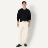 Amazon Essentials Men’s Relaxed-Fit Soft Cotton Blend Textured Crewneck Pullover Sweater, Ribbed(Black)