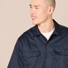 Amazon Essentials Men’s Relaxed-Fit Stain and Wrinkle-Resistant Short-Sleeve Work Shirts(Dark Navy)