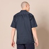 Amazon Essentials Men’s Relaxed-Fit Stain and Wrinkle-Resistant Short-Sleeve Work Shirts(Dark Navy)