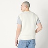Amazon Essentials Men’s Relaxed-Fit V-Neck Sweater Vest, Pullover(Ivory)
