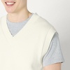 Amazon Essentials Men’s Relaxed-Fit V-Neck Sweater Vest, Pullover(Ivory)