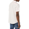 Amazon Essentials Men’s Short Sleeve Dress Shirt with Stretch, Charcoal White Vertical Stripe (Available in Big & Tall)(Pink)