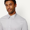 Amazon Essentials Men’s Slim Fit Long Sleeve Wrinkle Resistant Stretch Dress Shirt(Grey)