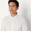 Amazon Essentials Men’s Slim Fit Long Sleeve Wrinkle Resistant Stretch Dress Shirt(Lavender White Windowpane)