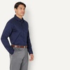 Amazon Essentials Men’s Slim Fit Long Sleeve Wrinkle Resistant Stretch Dress Shirt(Navy)