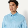 Amazon Essentials Men’s Slim Fit Long Sleeve Wrinkle Resistant Stretch Dress Shirt(Sky Blue)