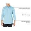 Amazon Essentials Men’s Slim Fit Long Sleeve Wrinkle Resistant Stretch Dress Shirt(Sky Blue)