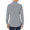 Amazon Essentials Men’s Slim Fit Long Sleeve Wrinkle Resistant Stretch Dress Shirt(White Gingham)