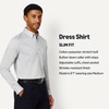 Amazon Essentials Men’s Slim Fit Stretch Wrinkle Free Button Down Collar Dress Shirt(Grey)