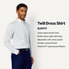 Amazon Essentials Men’s Slim Fit Stretch Wrinkle Free Button Down Collar Dress Shirt(Light Blue)