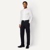 Amazon Essentials Men’s Slim Fit Stretch Wrinkle Free Spread Collar Dress Shirt(White)