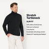 Amazon Essentials Men’s Slim Fit Turtleneck Shirt(Black)