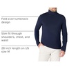 Amazon Essentials Men’s Slim Fit Turtleneck Shirt(Navy)