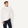 Amazon Essentials Men’s Slim Fit Turtleneck Shirt(White)