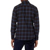 Amazon Essentials Men’s Slim-Fit Brushed Cotton Flannel Shirt, Long Sleeve Button Down Collared Plaid(Black Blue Check Plaid)