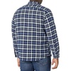 Amazon Essentials Men’s Slim-Fit Brushed Cotton Flannel Shirt, Long Sleeve Button Down Collared Plaid(Black Green White Plaid)