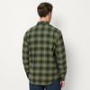 Amazon Essentials Men’s Slim-Fit Brushed Cotton Flannel Shirt, Long Sleeve Button Down Collared Plaid(Dark Olive Plaid)
