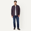 Amazon Essentials Men’s Slim-Fit Brushed Cotton Flannel Shirt, Long Sleeve Button Down Collared Plaid(Navy Chocolate Plaid)