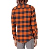 Amazon Essentials Men’s Slim-Fit Brushed Cotton Flannel Shirt, Long Sleeve Button Down Collared Plaid(Navy Orange Plaid)