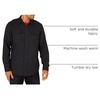 Amazon Essentials Men’s Slim-Fit Flannel Long-Sleeve Shirt, Two-Pocket, Plaid(Black)