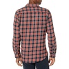Amazon Essentials Men’s Slim-Fit Flannel Long-Sleeve Shirt, Two-Pocket, Plaid(Black Orange Plaid)
