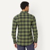Amazon Essentials Men’s Slim-Fit Flannel Long-Sleeve Shirt, Two-Pocket, Plaid(Dark Olive Plaid)