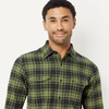 Amazon Essentials Men’s Slim-Fit Flannel Long-Sleeve Shirt, Two-Pocket, Plaid(Dark Olive Plaid)
