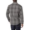Amazon Essentials Men’s Slim-Fit Flannel Long-Sleeve Shirt, Two-Pocket, Plaid(Grey Plaid)