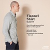 Amazon Essentials Men’s Slim-Fit Flannel Long-Sleeve Shirt, Two-Pocket, Plaid(Navy)