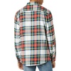 Amazon Essentials Men’s Slim-Fit Flannel Long-Sleeve Shirt, Two-Pocket, Plaid(Red White Tartan Plaid)