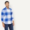 Amazon Essentials Men’s Slim-Fit Flannel Long-Sleeve Shirt, Two-Pocket, Plaid(Royal Blue Shadow Plaid)