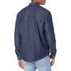 Amazon Essentials Men’s Slim-Fit Long-Sleeve Denim Western Style Cotton Shirt with Snap Buttons, Lightweight(Rinsed)