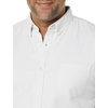 Amazon Essentials Men’s Slim-Fit Long-Sleeve Stretch Oxford Shirt with Pocket(Light Grey Vertical Stripe)
