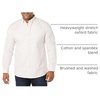 Amazon Essentials Men’s Slim-Fit Long-Sleeve Stretch Oxford Shirt with Pocket(Pale Pink)