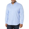 Amazon Essentials Men’s Slim-Fit Long-Sleeve Stretch Oxford Shirt with Pocket(Powder Blue)