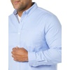 Amazon Essentials Men’s Slim-Fit Long-Sleeve Stretch Oxford Shirt with Pocket(Powder Blue)