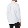 Amazon Essentials Men’s Slim-Fit Long-Sleeve Stretch Oxford Shirt with Pocket(Powder Blue Vertical Stripe)