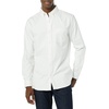 Amazon Essentials Men’s Slim-Fit Long-Sleeve Stretch Oxford Shirt with Pocket(White)