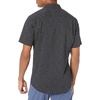 Amazon Essentials Men’s Slim-Fit Men’s Short Sleeve Collared Button Down Shirt(Black Floral)