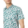 Amazon Essentials Men’s Slim-Fit Men’s Short Sleeve Collared Button Down Shirt(Flamingo)