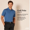 Amazon Essentials Men’s Slim-Fit Quick-Dry Moisture-Wicking Golf Polo Shirt(White)