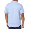 Amazon Essentials Men’s Slim-Fit Short Sleeve Stretch Oxford Shirt with Pocket(Powder Blue)