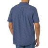 Amazon Essentials Men’s Slim-Fit Short-Sleeve Poplin Shirt(Navy  Tonal Floral Print)