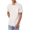 Amazon Essentials Men’s Slim-Fit Short-Sleeve Poplin Shirt(Pink)